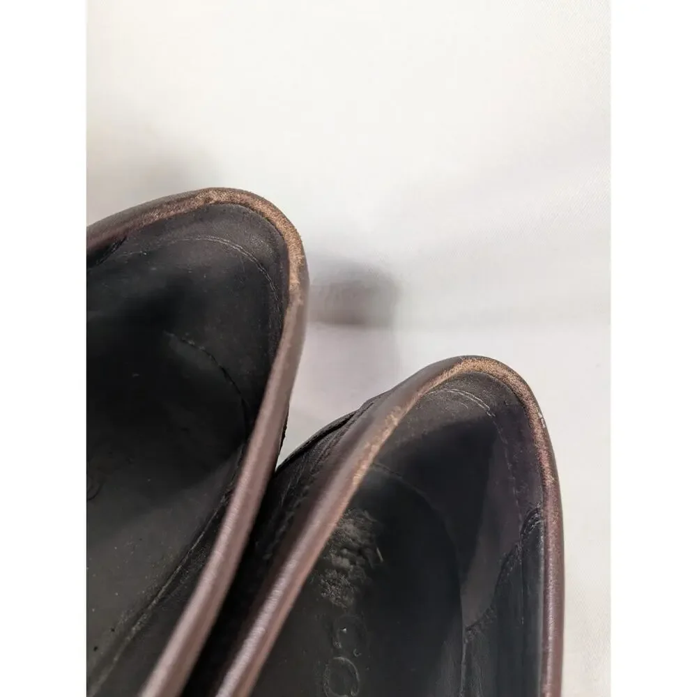 ECCO Lite Moc Classic Leather Moccasin Loafer Men’s Sz 47 13/13.5 US Cocoa Brown